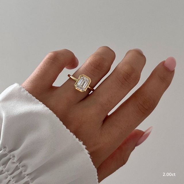 Chloe Yellow Gold Engagement Ring