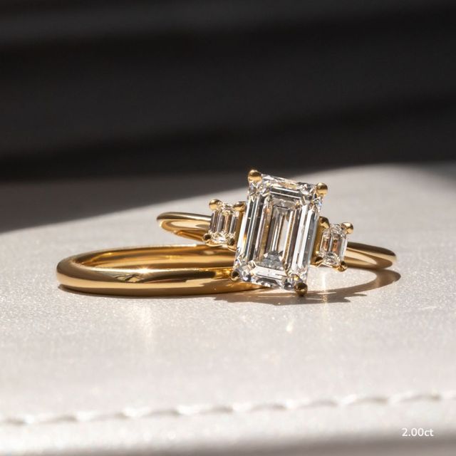Cairo Yellow Gold Engagement Ring