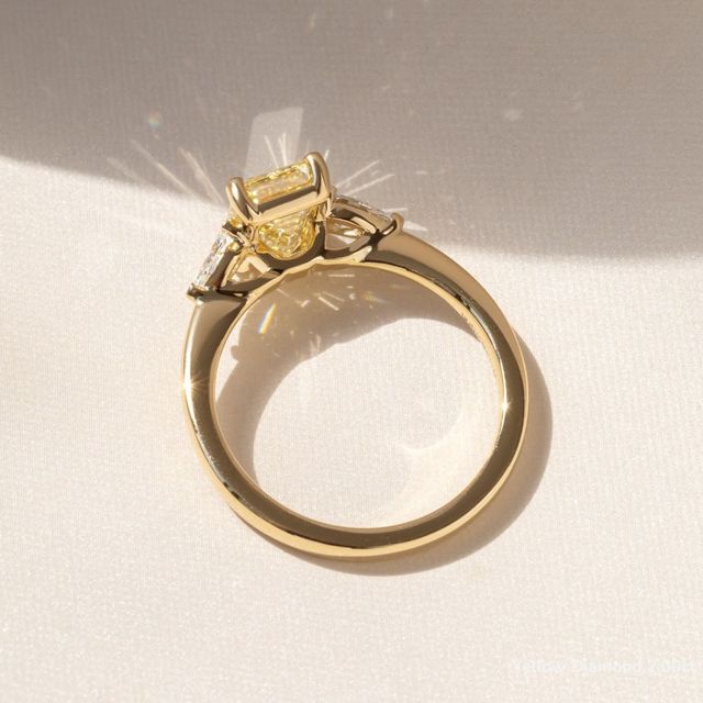Vivian Yellow Gold Engagement Ring