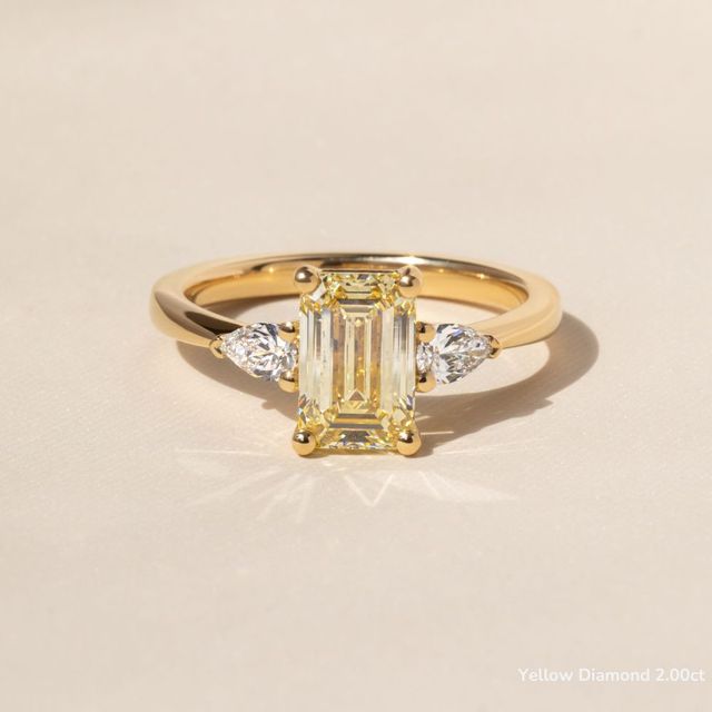 Vivian Yellow Gold Engagement Ring