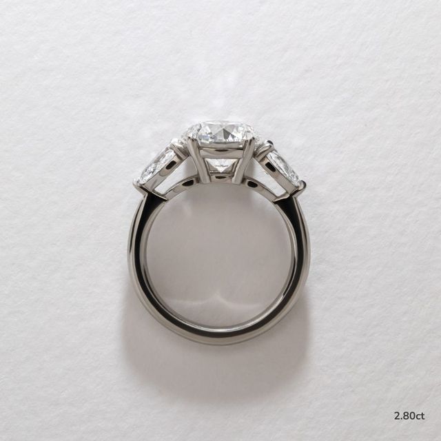 Nimi Platinum Trilogy Engagement Ring