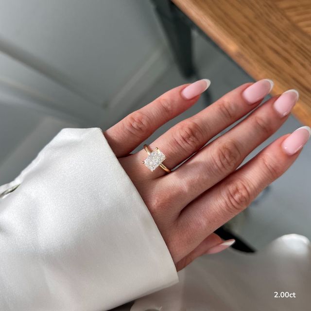 Geraldine Yellow Gold Engagement Ring