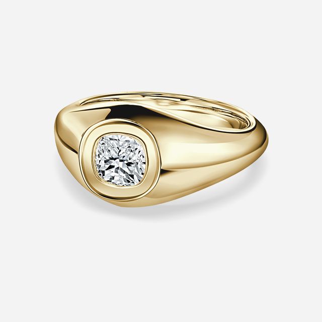 Kairos Yellow Gold Solitaire Engagement Ring