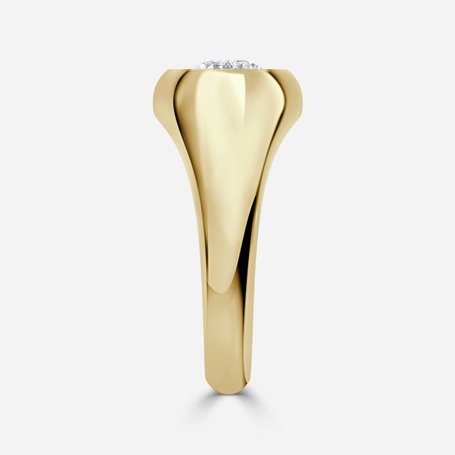 Kairos Yellow Gold Solitaire Engagement Ring