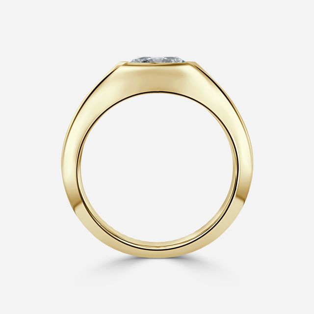 Kairos Yellow Gold Solitaire Engagement Ring