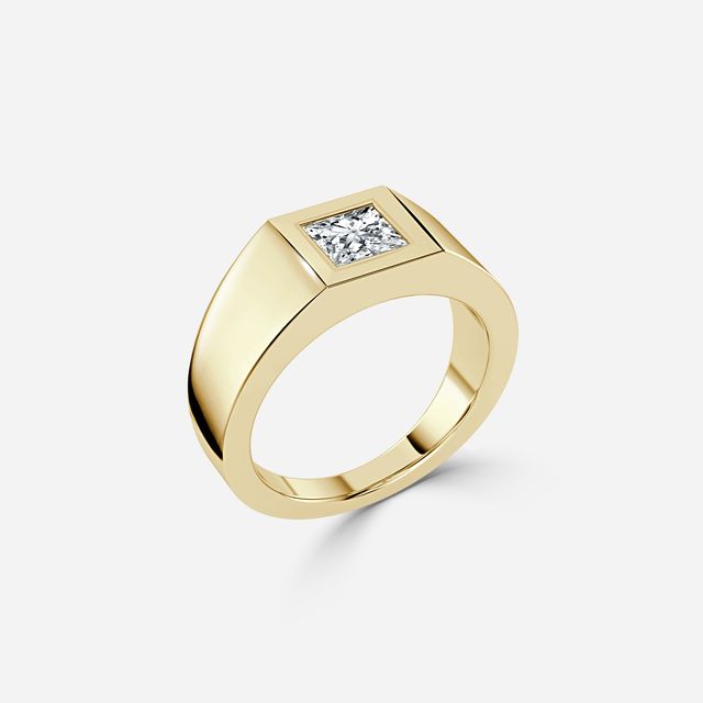 Kairos Yellow Gold Solitaire Engagement Ring