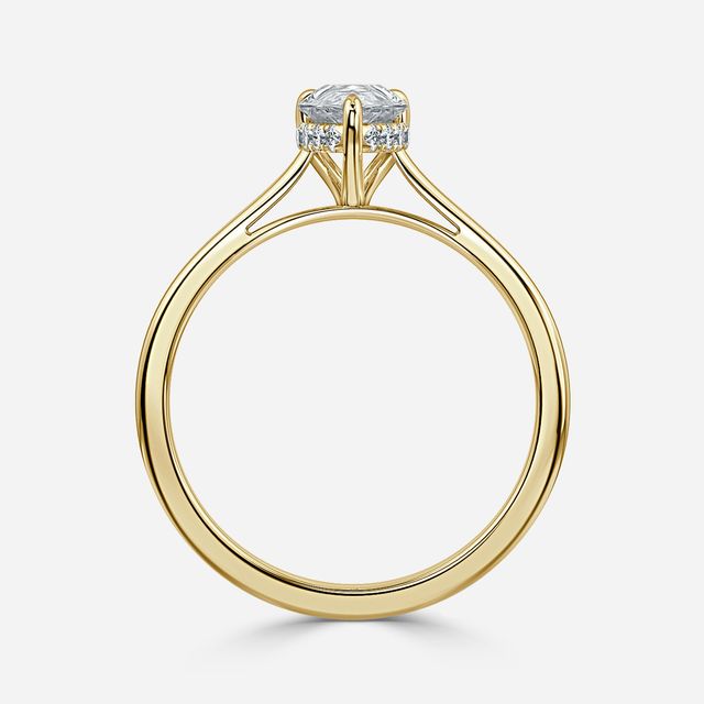 Geraldine Yellow Gold Engagement Ring
