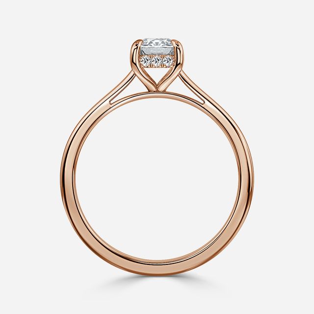 Geraldine Rose Gold Engagement Ring
