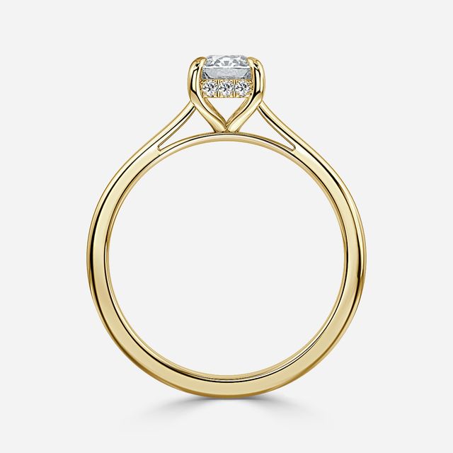 Geraldine Yellow Gold Engagement Ring