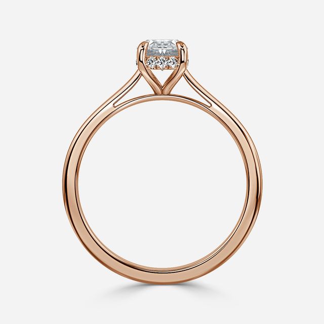 Geraldine Rose Gold Engagement Ring