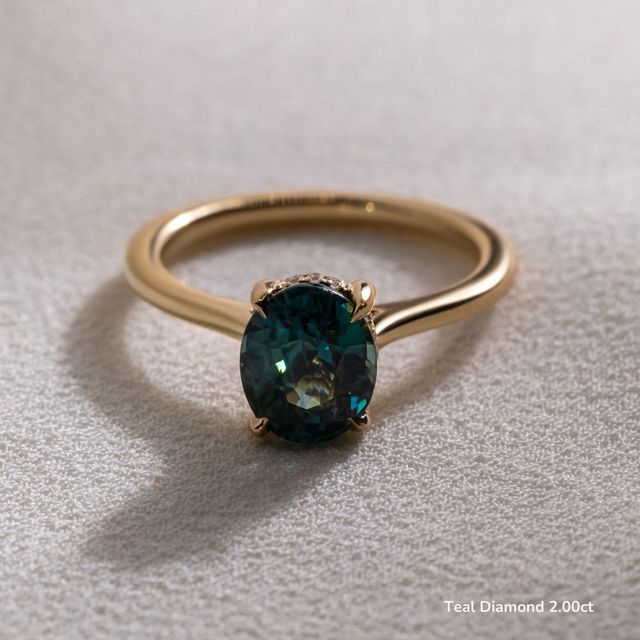 Geraldine Yellow Gold Engagement Ring