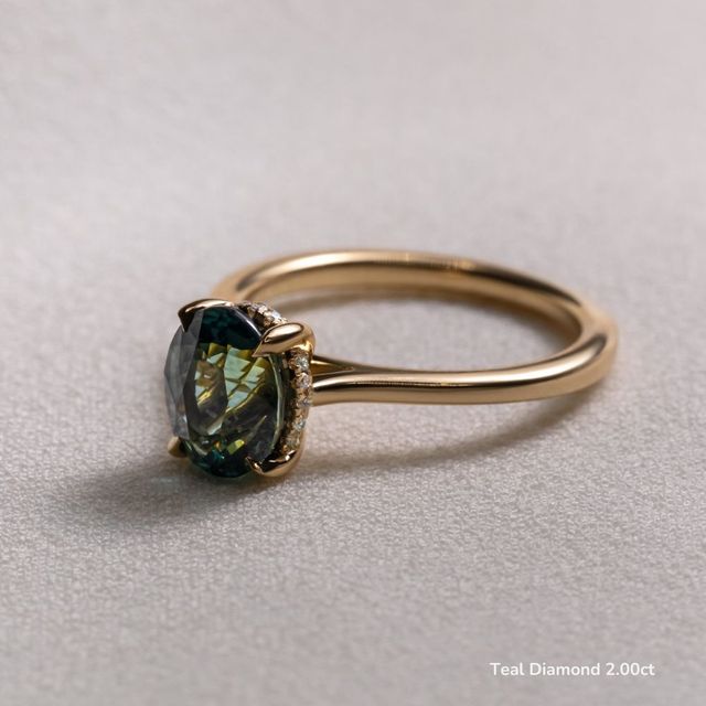 Geraldine Yellow Gold Engagement Ring