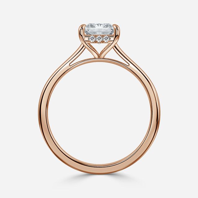 Geraldine Rose Gold Engagement Ring