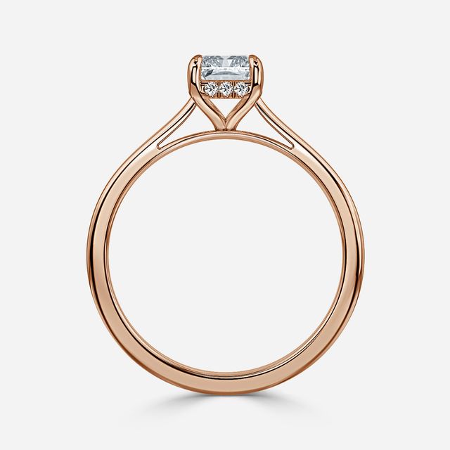 Geraldine Rose Gold Engagement Ring