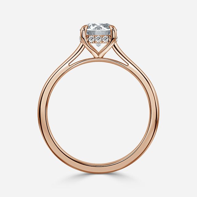 Geraldine Rose Gold Engagement Ring