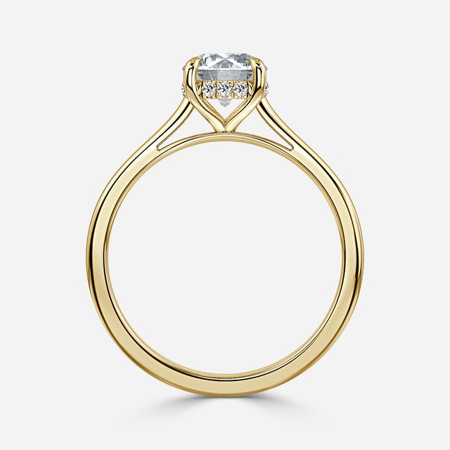 Geraldine Yellow Gold Engagement Ring