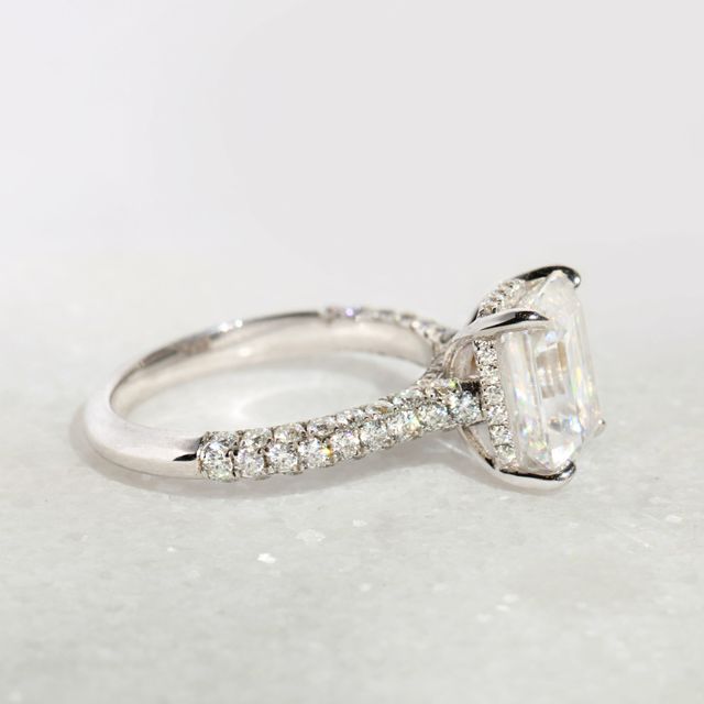 Lepidus Platinum Unique Engagement Ring