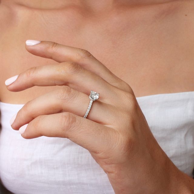 Eliana Platinum Engagement Ring