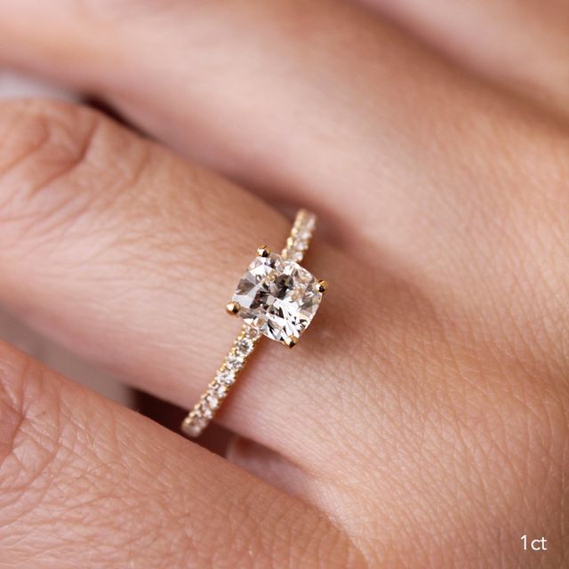 Sadie Yellow Gold Engagement Ring