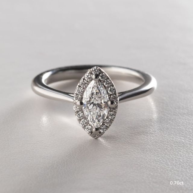 Ava White Gold Engagement Ring