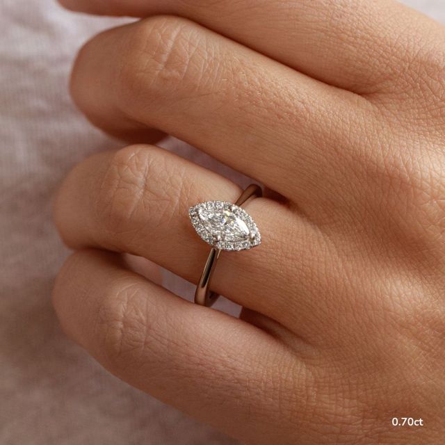 Ava White Gold Engagement Ring