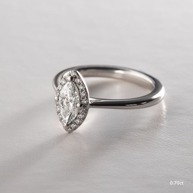 Ava White Gold Engagement Ring