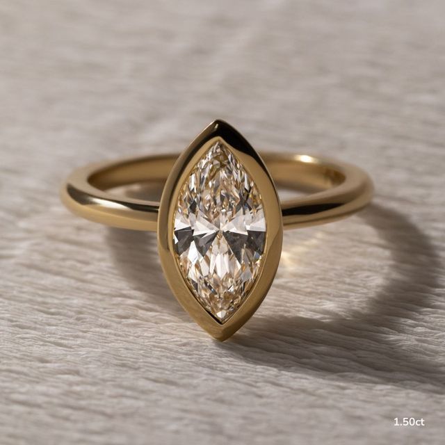 Chloe Yellow Gold Solitaire Engagement Ring