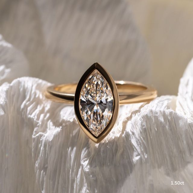 Chloe Yellow Gold Solitaire Engagement Ring