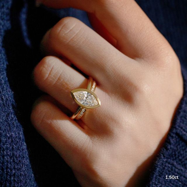 Chloe Yellow Gold Solitaire Engagement Ring
