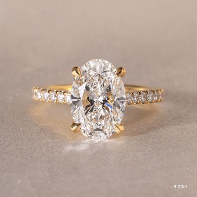 Aisha Yellow Gold Engagement Ring
