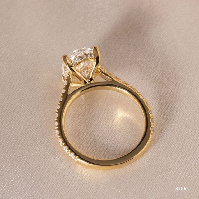 Aisha Yellow Gold Engagement Ring