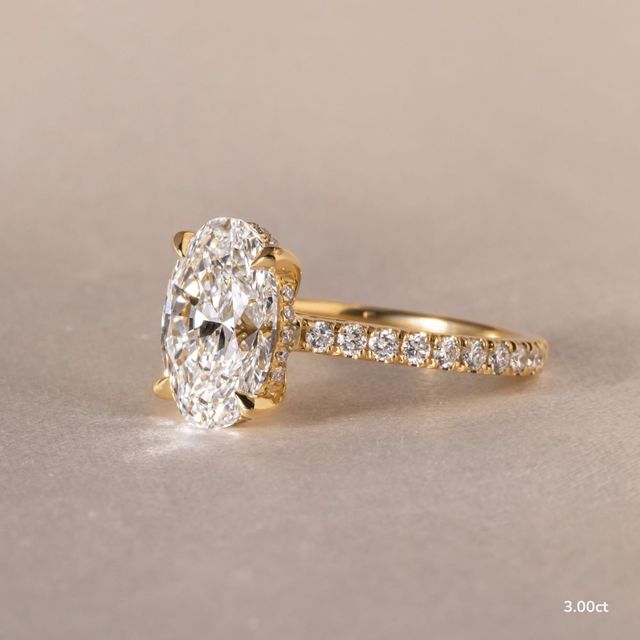 Aisha Yellow Gold Engagement Ring