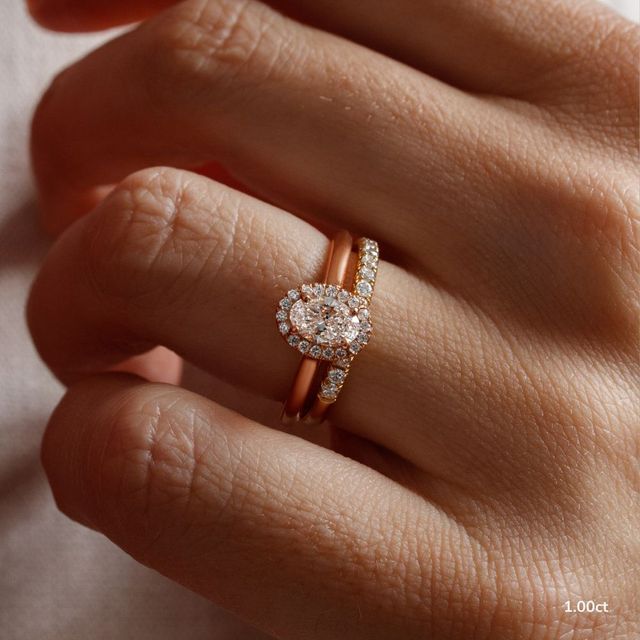 Ava Rose Gold Engagement Ring