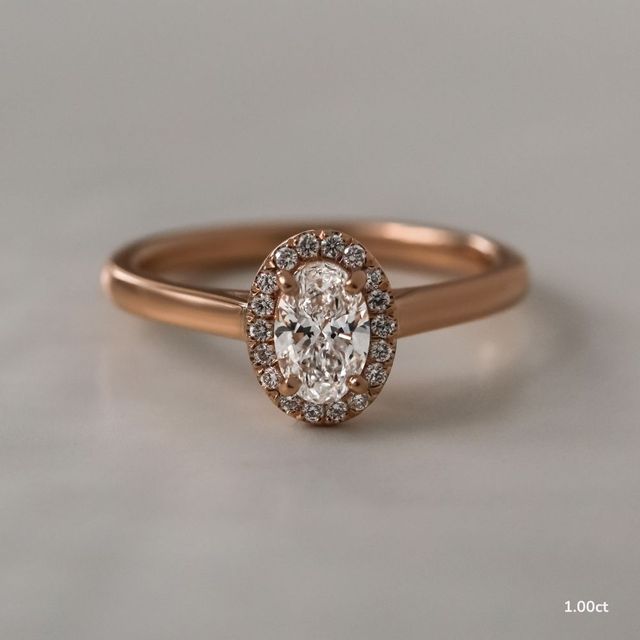 Ava Rose Gold Engagement Ring