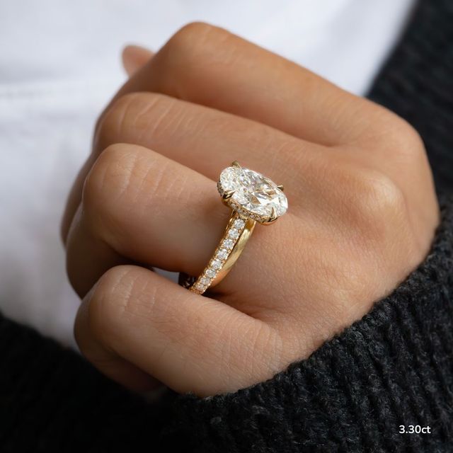 Aisha Yellow Gold Engagement Ring