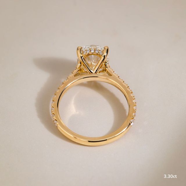 Aisha Yellow Gold Engagement Ring