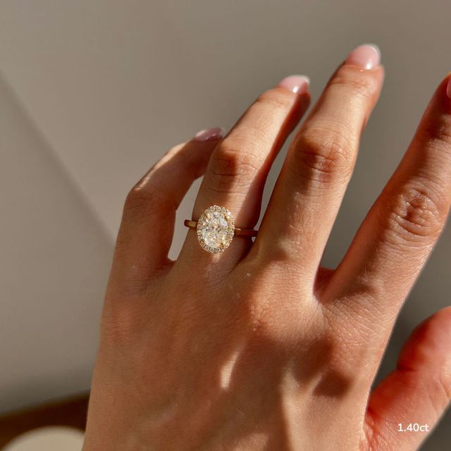 Ava Yellow Gold Engagement Ring