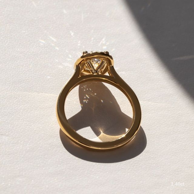 Ava Yellow Gold Engagement Ring