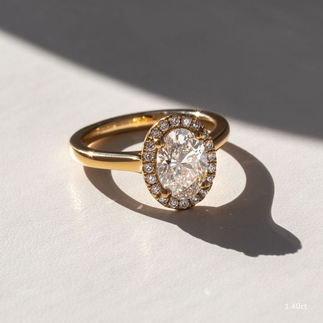 Ava Yellow Gold Engagement Ring