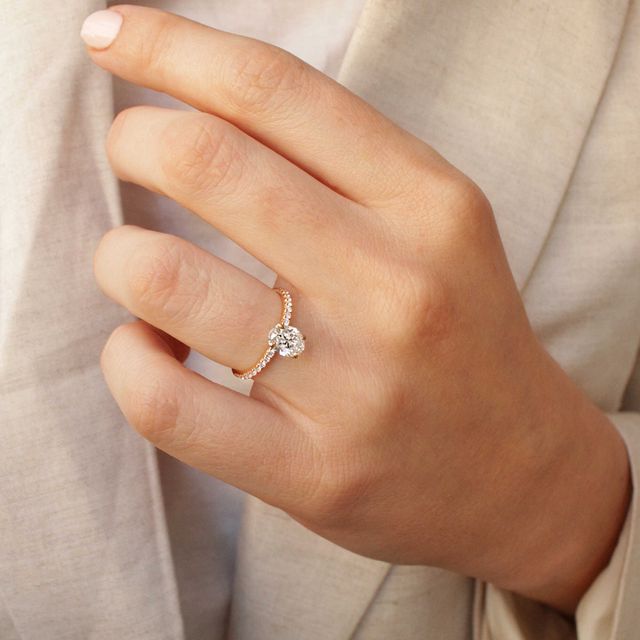 Eliana Yellow Gold Engagement Ring