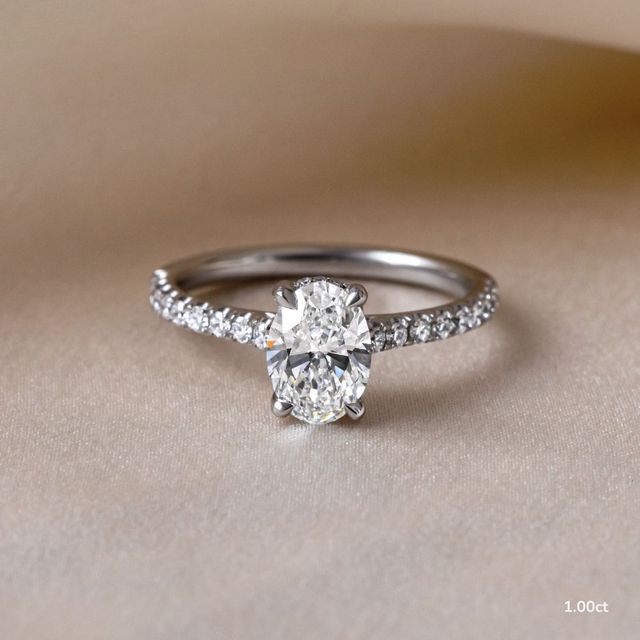 Aisha White Gold Engagement Ring