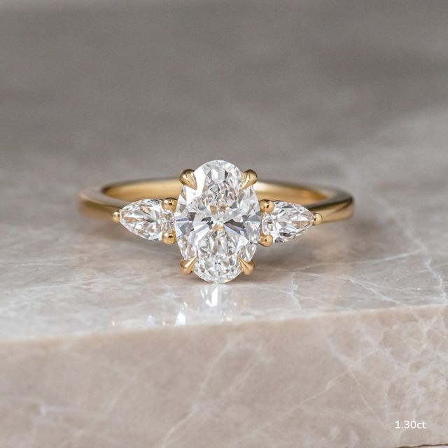 Vivian Yellow Gold Engagement Ring