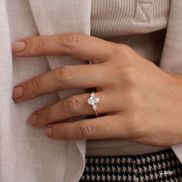Vivian Yellow Gold Engagement Ring