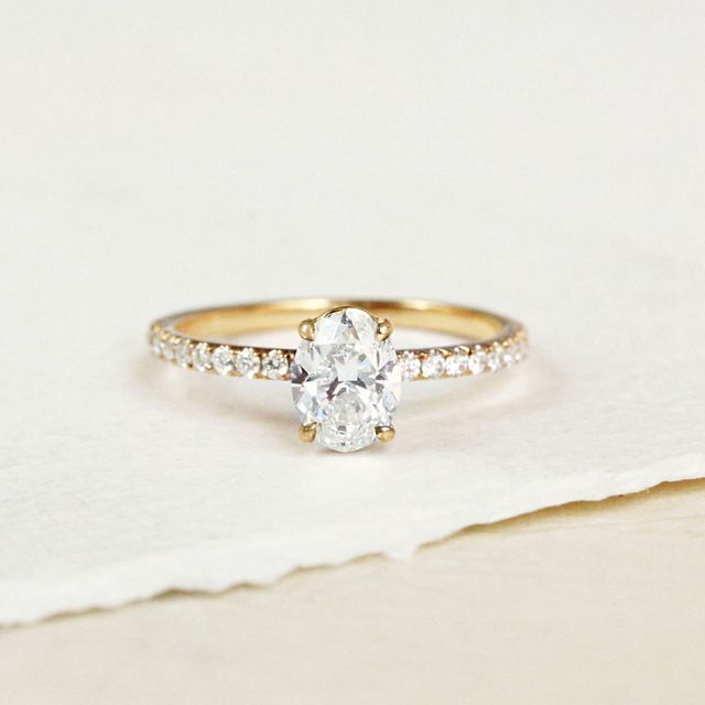 Eliana Yellow Gold Engagement Ring