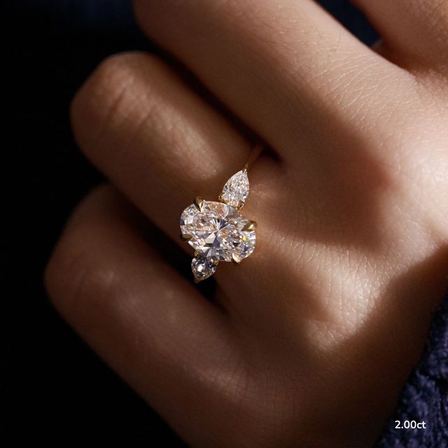 Vivian Yellow Gold Engagement Ring