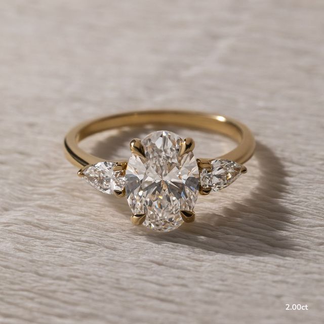 Vivian Yellow Gold Engagement Ring