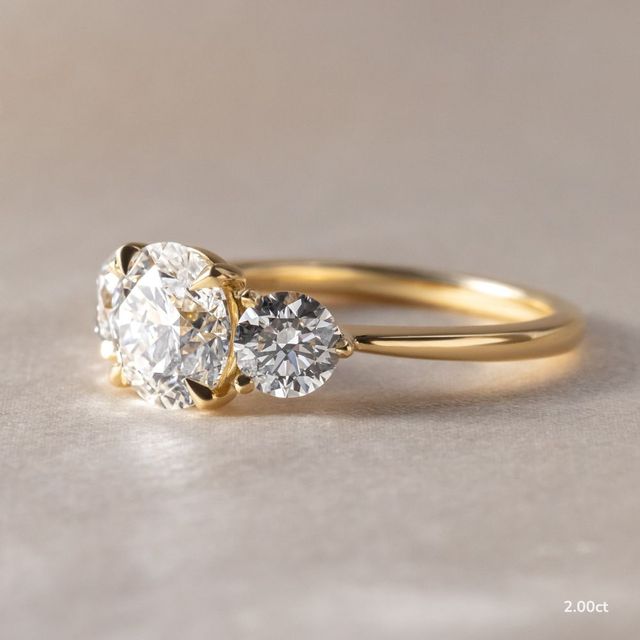 Cairo Yellow Gold Engagement Ring