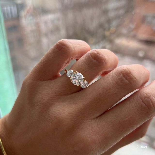 Cairo Yellow Gold Engagement Ring