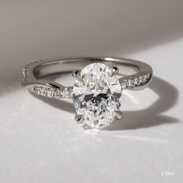 Sahana Platinum Pave Engagement Ring