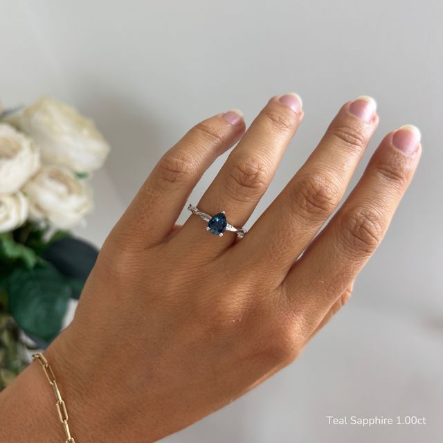 Sahana Platinum Pave Engagement Ring